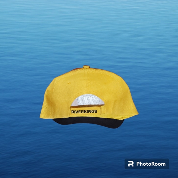 Memphis / Mississippi Riverkings minor league hockey yellow velcro strapback hat - Picture 4 of 5
